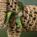 Charger l'image dans la visionneuse de la galerie, Foulard de soie Kaki pour chien-Les Soieries d'HUBBTON'S