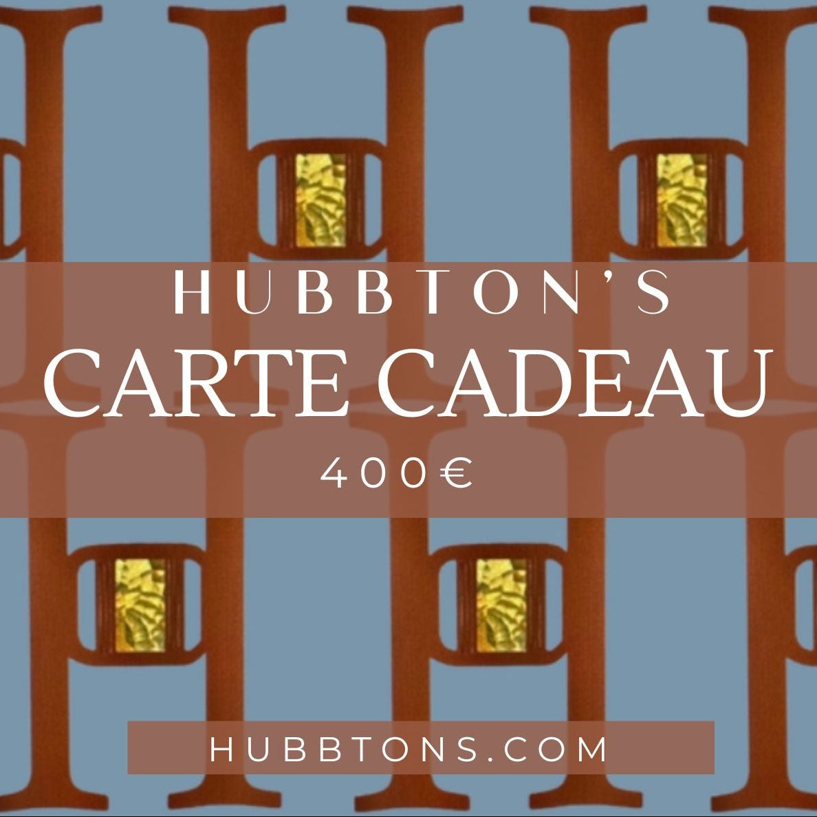 Carte cadeau HUBBTON'S