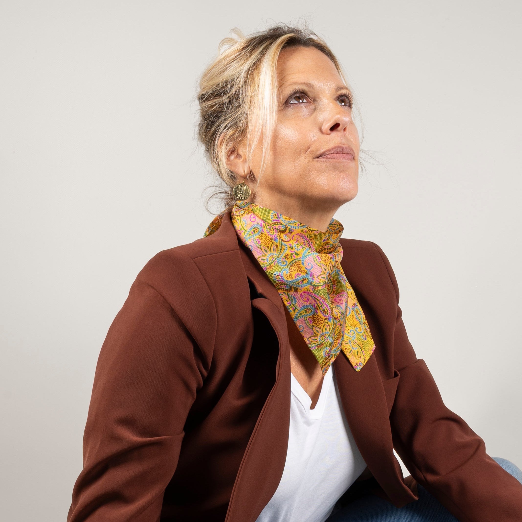 Foulard de soie Joy Homme et Femme-Les Soieries d'HUBBTON'S