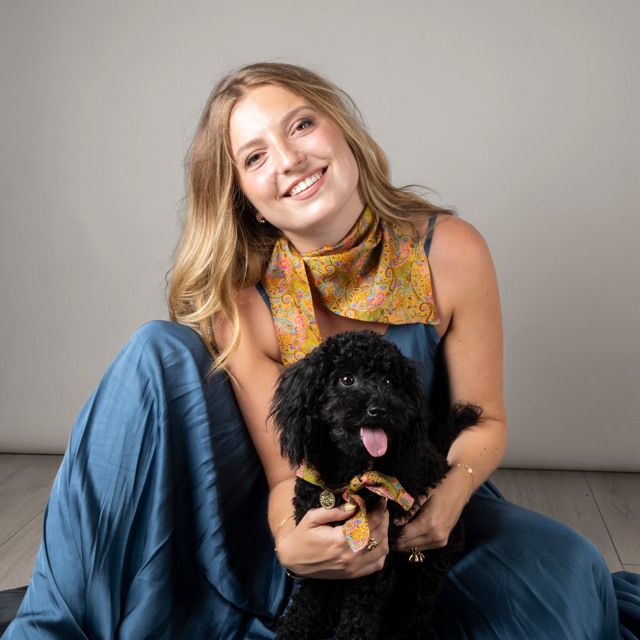 Foulard de soie Joy Homme et Femme-Les Soieries d'HUBBTON'S