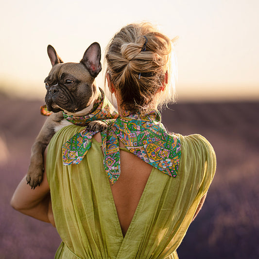 Foulard de soie Tutti-Frutti Homme et Femme-Les Soieries d'HUBBTON'S