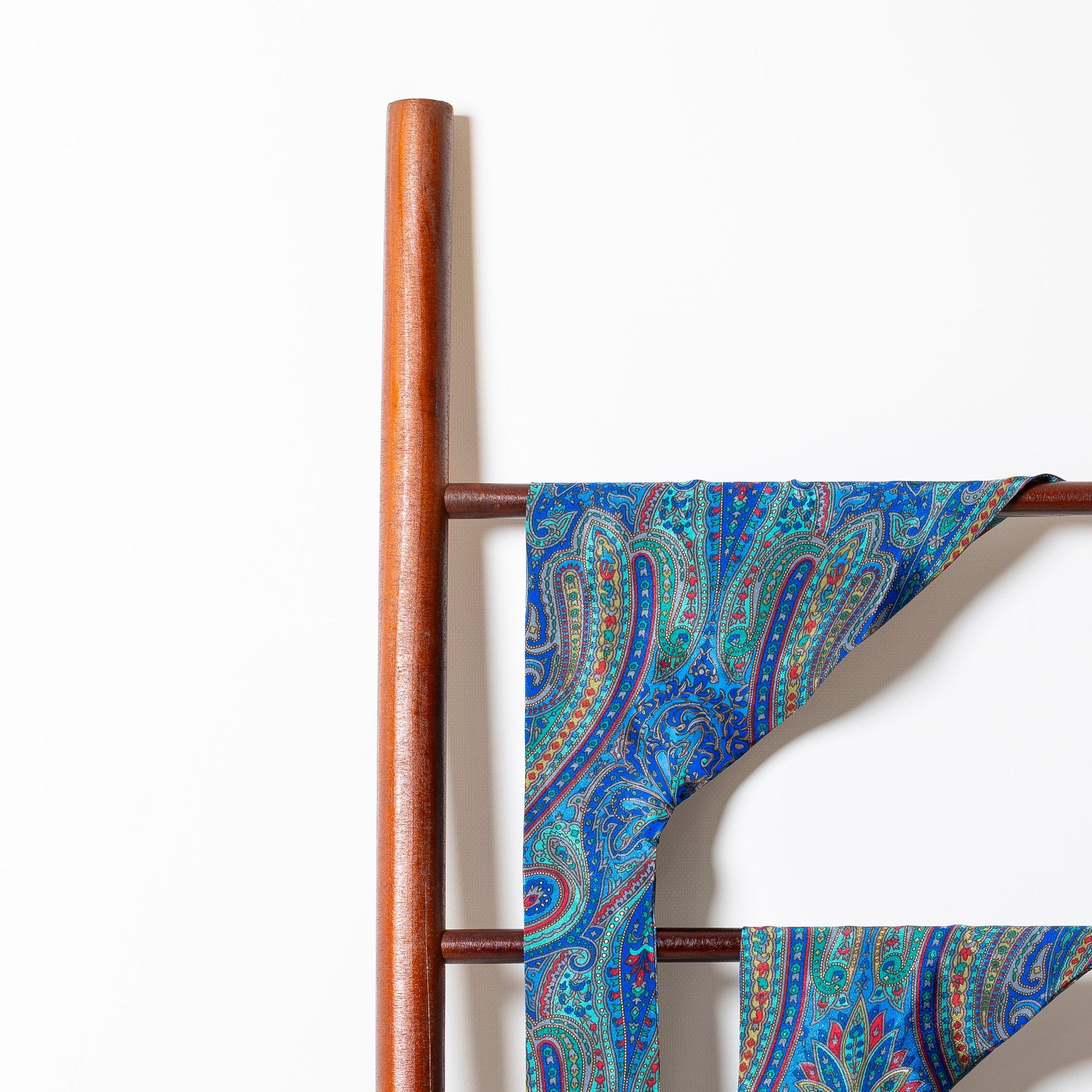 Foulard de soie Bleu Cachemire pour chien-Les Soieries d'HUBBTON'S